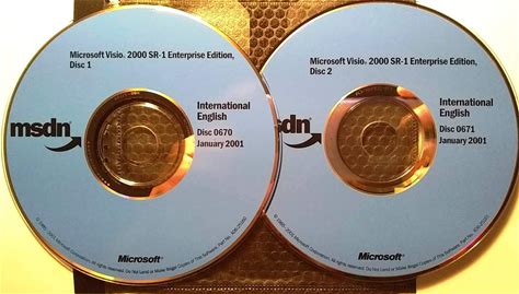 Microsoft Visio 2000 Enterprise Edition Full Version W/ Key & License