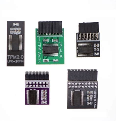 TPM 2.0 Module 12/14/18/20PIN Encryptie Beveiligingsmodule Externe Kaart Vervanging TPM 2.0