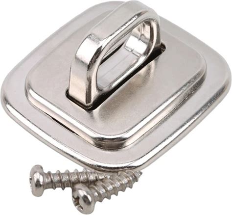 Electroplated Bright Computer Lock Fixed Base Plate Desk Mount Anchor