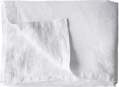 Tell Me More Tablecloth 145x330 cm Bleached White | Scandinavian Design | Tablecloths | White