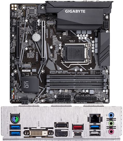 Gigabyte z490m Motherboard Intel Z490 4Ddr4 Lga1200 Micro Atx Dvi-D