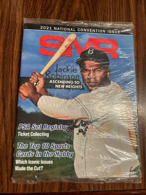 Psa Price Guide Aug. 2021 - Jackie Robinson On Cover