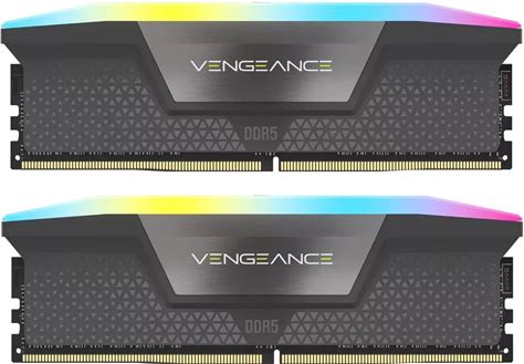 Corsair Vengeance RGB DDR5-6000 32GB Kit (2X16gb) CL30 Grau CMH32GX5M2B6000Z30K