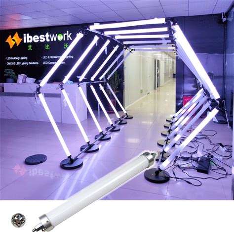 0,5m 1m 1,5m 2m 14,4W LED Tube Pixel Stage Party 360 Graden Tube LED RGB DJ Licht LED Stageverlichting Kleurrijk DMX Besturing