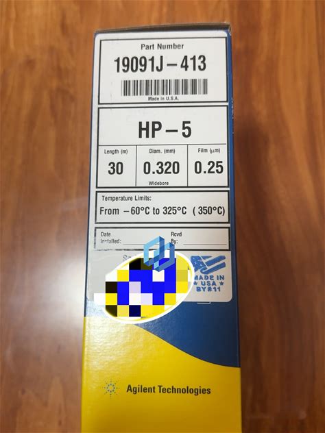 19091J-413 Gas Chromatography Column Brand A6-29