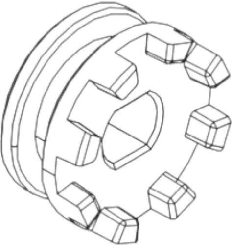 Absima Differential Lock Sperre Ab-1231085 Cr4.4 Wolf,