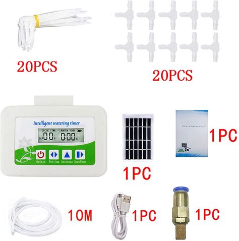 Solar Energy Automatic Garden Watering System Plant Timer Watering Time Smart Irrigation Controller For Outdoor Garden Flower