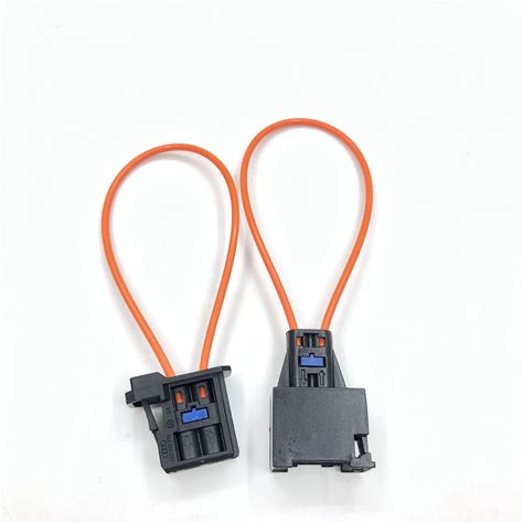 1Pc MOST Fiber Optical Optic Loop Bypass Male Adapter Cable For Audi BMW Porsche Mercedes-Benz