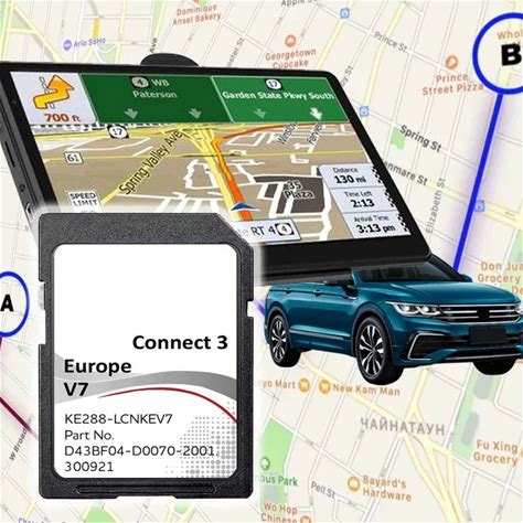 Sluit 3 V7 2022 Sat Nav EU Kaart Update SD-Kaart Voor Nissan Juke Qashqai Micra Navara Auto Met Anti