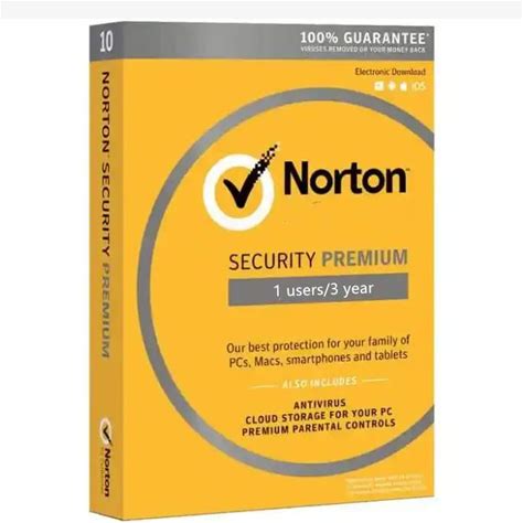 Norton Security Premium 1 Pc 3 Year Online Download Antivirus Software Ready Stock Email Delivery