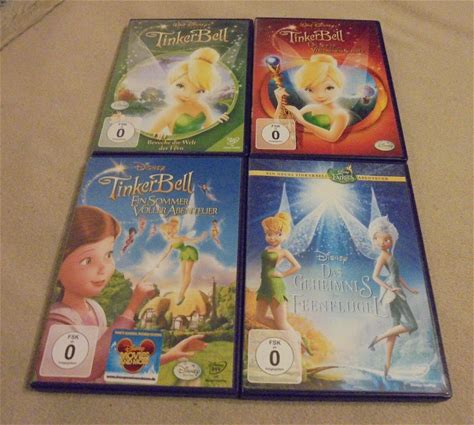 Dvd Disney Tinkerbell Teil 1 - 4 Feen Abenteuer Mit Viel Humor Und