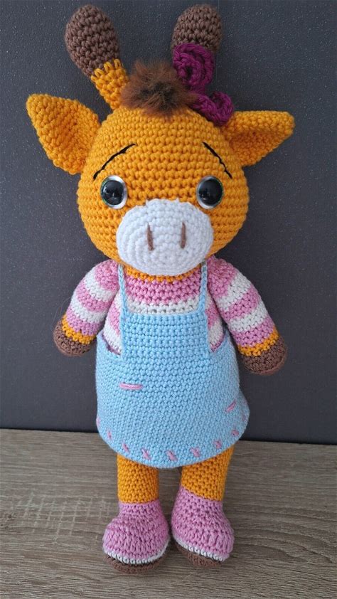 Amigurumi - Giraffe - Giraffenmädchen - Handmade - Neu