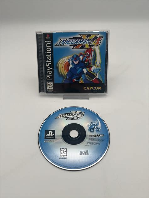 Mega Man X4 - Megaman - Sony Playstation 1 - Ps1 - Ntsc-U/C - Usa -