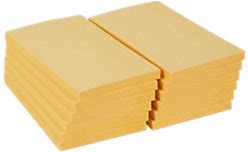 12 Blokken A 90 Vellen Viking Extra Super Sticky Notes 127 X 76 mm Geel Vierkant Blanco