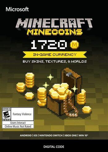 Royalcdkeys Minecraft Minecoins Pack: 1720 Coins EU CD Key 5081