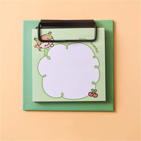 1Pc Planner Stickers Office Stationery Notepad Paper Work Planner Memo Pads With Clipboard Sticky Notes Message Note