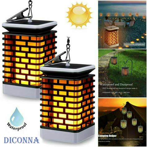 1PC Flame Solar Torch Light 99 LED Flickering Dancing Garden Path Lantern Lamp
