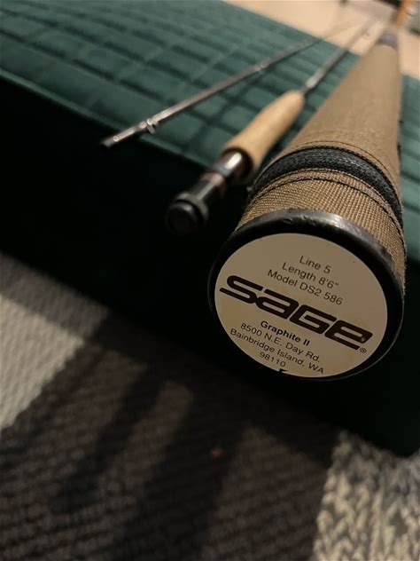 Sage Graphite Ii 586 Ds2 Fly Fishing Rod - Free Shipping