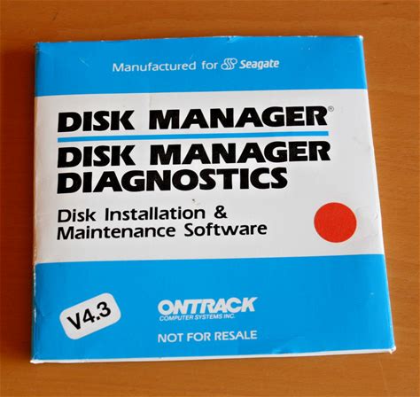 Ontrack Disk-Manager / Disk-Manager Diagnostics - Version 4.3 -