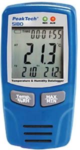 Temp. And Humidity Data Logger - PEAKTECH 5180