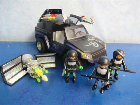 4878 Robocop Suv Auto Satelitten Kanone Figuren Playmobil 9988