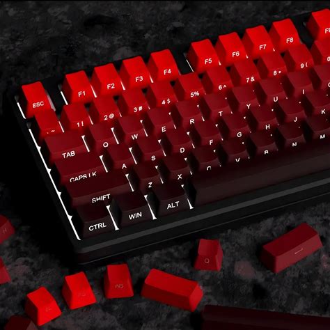 Keycaps Voor 60/64/84/98/108 Gaming Mechanisch Toetsenbord MX Switch 136 Toetsen OEM PBT Zijkant