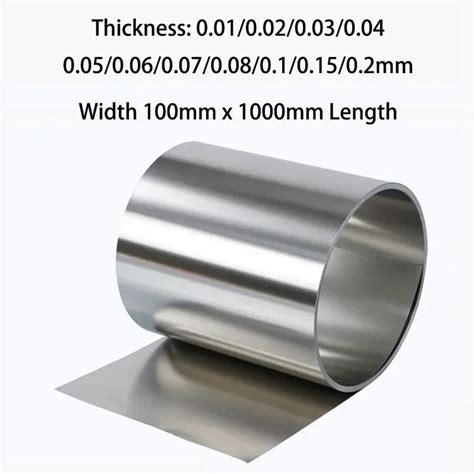 0,02 mm Tot 0,6 mm Dikte 100 Mm/200 mm Breedte 1000 mm Lengte Roestvrij Staalplaat Plaatblad Roestvrij Staalfolie De Dunne Tape - Aliexpress