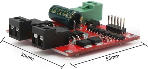 7A 160W Motor Drive Module 12V 24V Dual Channel DC