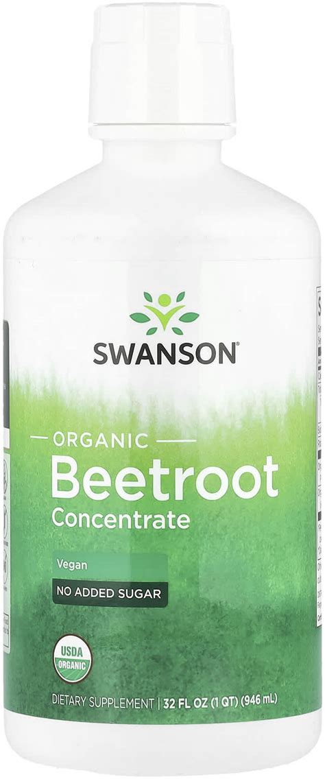 Swanson, Organic Beet Root Concentrate, 32 Fl Oz (946 Ml)