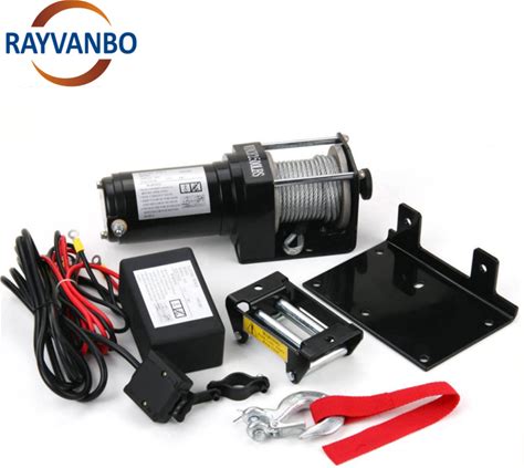 20000Lbs Car Winch Portable Auto Parts Off-Road Car Steel Wire Rope Winch With Wireless Remote Contr