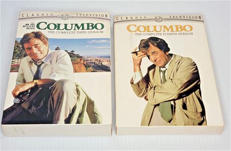 Columbo Dvd Complete Seasons 3 & 4 Peter Falk