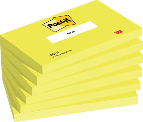 Post-It Notitieblok 76 X 127 mm Neon Groen (7 Blokken X 100 Vellen) (7 Blokken X 100 Vellen)