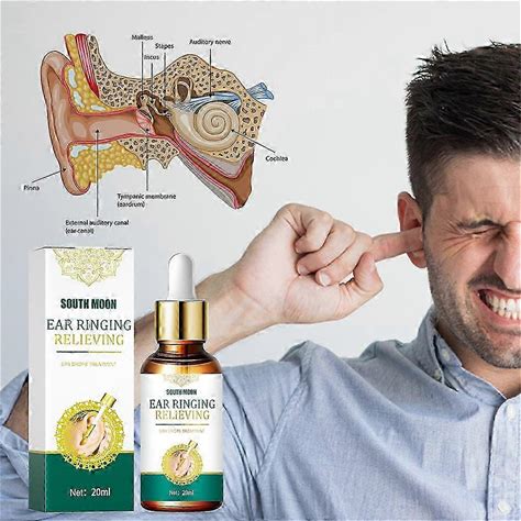 Tinnitus Relief Ear Drops Pain Relief,Ear Drops For Itchy Ears,Natural Earache Drops