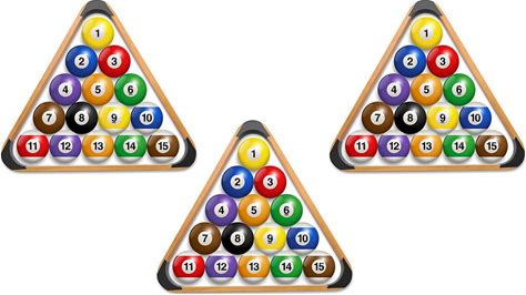 Wooden Billiard Ball Rack Solid Triangle Pool Racks
