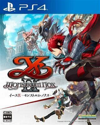 Ys Ix: Monstrum Nox Ps4 Game Soft Normal
