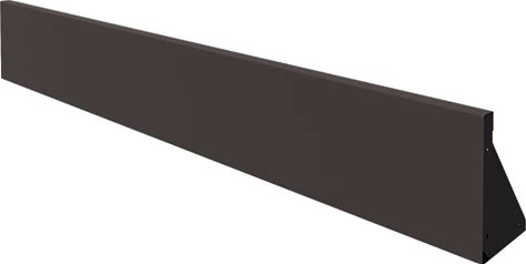 Powder Coated Steel Retaining Wall Straight 200 cm (Height 30 Cm) - Mysteel