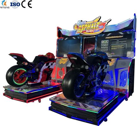 Riteng Coin Operated 42" HD LCD Motorcycle Motor Simulator Indoor Amusement Motor Arcade Racing Game Machine