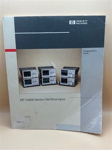 Hp 54600-Series Oscilloscopes Programmer's Guide