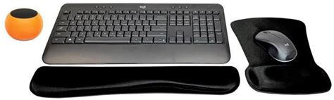 Logitech MK540 Advanced Wireless Keyboard & Mouse Combo Travel Home Office Active Lifestyle Modern Bundle With Mini Glow In The Dark Portable...