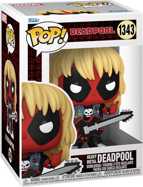 Funko POP! Marvel: Deadpool - Heavy Metal Band Member Band - Collectable Vinyl Figure - Gift Idea - Official Merchandise - For Kids & Adults - Marvel