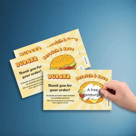 Custom Scratch Cards Factory Direct Wholesale Custom Gameplay Variable Data UV Inkjet Printing With Logo