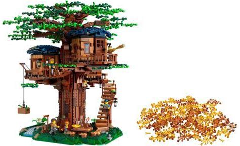 LEGO Ideas 21318 Tree House 3036 Piece Block Building Set With 4 Minifigures
