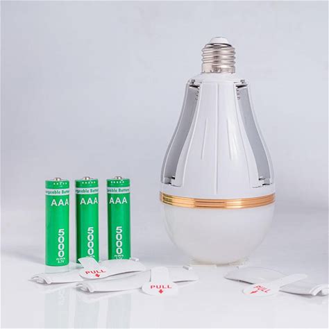 Power Outage Emergency Light Bulb Rechargeable Led E27 15W 30W Backup