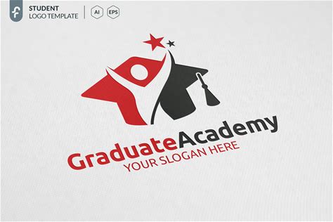 Graduate Academy Logo By Ftstudio | Creative Market