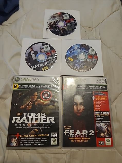 Xbox 360 Demo Games. Lot Of 5. Various Titles