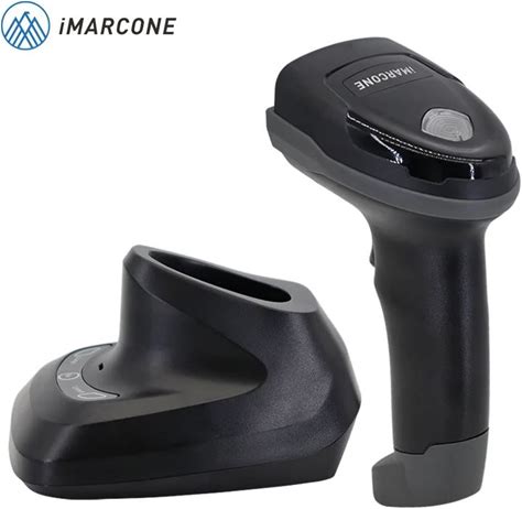 Imarcone 2D Wireless QR Barcode Scanner Handheld Laser Scanner Charging Base USB COM Interface For Warehouses OEM Stock