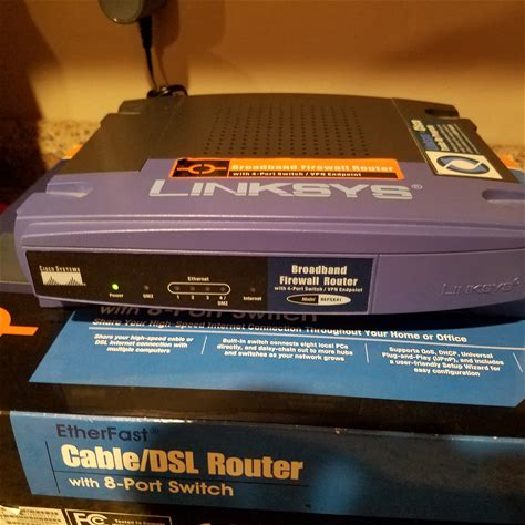 Cisco-Linksys BEFSX41 Etherfast Cable/DSL Firewall Router (4-Port 10/100 Switch / VPN Endpoint)