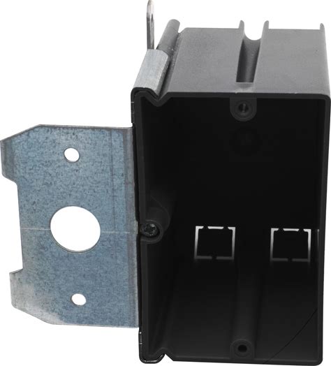 TOMSHIELE 1 Gang Outlet Box Adjustable, 21 Cubic Inch Plastic Outlet Box, New Work Electrical Boxes For Home Renovation, ETL Listed, 3.74" D × 2.36"
