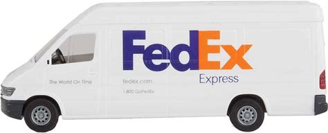 Delivery Van - Assembled -- Fedex Express (White, Purple, Orange)
