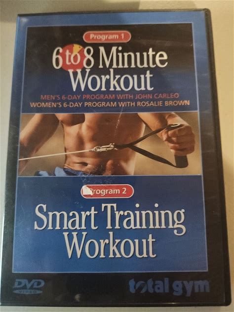 Total Gym Smart Training Workout DVD - 6 To 8 Minute Full Body Fitness Program
